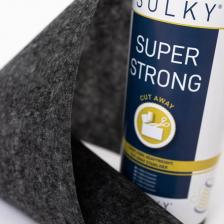 GUNOLD SULKY SUPER STRONG плотный неклеевой флизелин, черный (25см х 5м) – фото 1