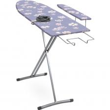 Доска предназначена для глажки различных вещей, белья. Оснащена регулировкой по высоте, что позволяет подобрать удобную высоту для глажки. Чехол изготовлен из хлопка, каркас из металла, что обеспечивает продолжительный срок службы изделия. Внимание! Товар поставляется в одном из нескольких цветов. Возможности выбора нет.