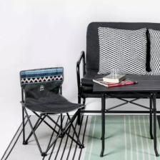 Набор обеденной мебели Складной квадратный стол и 2 стула Xiaomi GOCAMP Folding Table And Chair Set Black (OBS1005) – фото 1