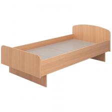 Кровать односпальная КР05.10 для общежитий (бук, 952х1932х670 мм)