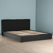 Кровать двуспальная AHF Белла серая 160x200 см – фото 1