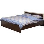 Кровать двойная Олимп 21.52-02 венге/дуб 120x200