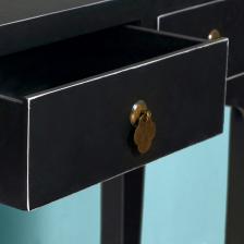 Стол консольный Design 96x26x80 см черный – фото 4