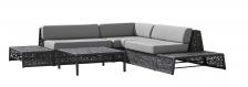Модульный диван "Lounge Set", Базальт, Черный – фото 3