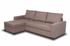 Угловой диван, Диван-кровать Дуглас, светло- бежевый механизм Дельфин, 235х155х90 см