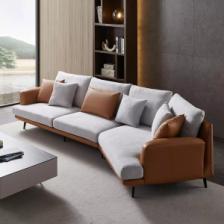 Угловой диван с поворотом 45° слева Xiaomi AQUIMIA Italian Style Sofa Left Special-shaped Chaise (AQ1208) – фото 2
