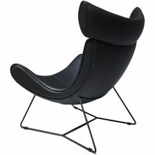 BRADEX Home Дизайнерское кресло IMOLA Loft чёрный, прессованная кожа – фото 4