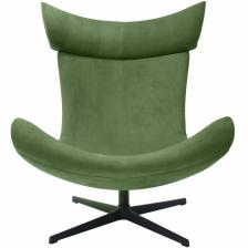 BRADEX Home Дизайнерское кресло IMOLA зеленый, искусственная замша – фото 1