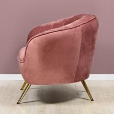 Кресло Liyasi руби серо-розовое 87х75х79 см – фото 2