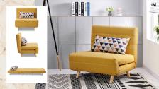 Кресло-кровать Flex, желтый