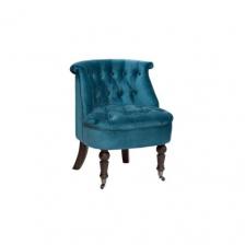 Кресло Низкое Сине-Зеленое Велюровое Hd2202868-Bbd От Lalume – фото 1