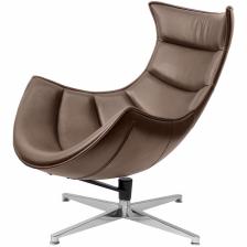 BRADEX Home Дизайнерское кресло LOBSTER CHAIR коричневый, прессованная кожа – фото 3