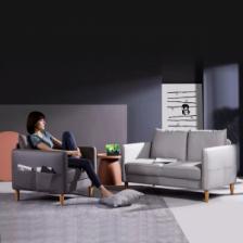 Кресло Xiaomi 8H Panda Zero Pressure Combination Sofa Single Seat Grey (B1CS) – фото 2