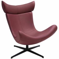 BRADEX Home Дизайнерское кресло IMOLA винный, прессованная кожа