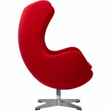 BRADEX Home Дизайнерское кресло EGG CHAIR красный кашемир – фото 2