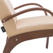 Кресло для отдыха Денди, шпон орех антик, Verona Vanilla – фото 2