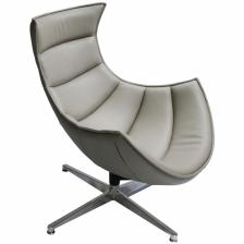 BRADEX Home Дизайнерское кресло LOBSTER CHAIR тёмный латте, прессованная кожа – фото 2