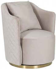 Кресло Verona вращающееся велюр бежевый Bel Garda Decor Размер: 70*80*77 см MT-G331400 Кресло Verona вращающееся велюр бежевый Bel Garda Decor Размер: 70*80*77 см MT-G331400