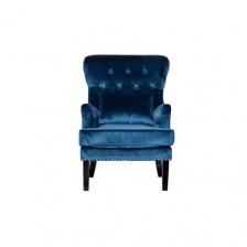 Кресло Велюровое Синее (С Подушкой) 24Yj-7004-06466/1 От Lalume