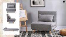 Кресло-кровать Flex, серый