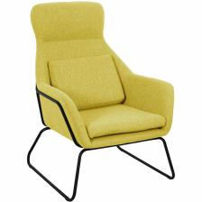 BRADEX Home Дизайнерское кресло ARCHIE горчичный вельвет