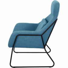 BRADEX Home Дизайнерское кресло ARCHIE синий вельвет – фото 1
