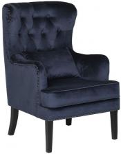 Кресло Rimini велюр синий Bel Garda Decor Размер: 74*104*84 см MT-G331459