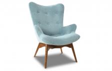 Кресло Contour, мятный голубой/коричневый