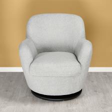 Кресло вращающееся Liyasi серое 75х87х79 см – фото 4