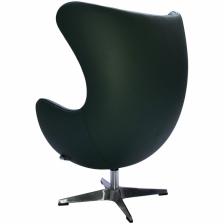 BRADEX Home Дизайнерское кресло EGG CHAIR зеленый, прессованная кожа – фото 3