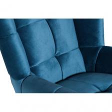 Кресло Вращающееся Синее Велюровое Zw-868 Blu Ss От Lalume – фото 2