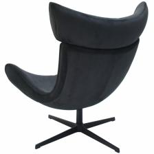 BRADEX Home Дизайнерское кресло IMOLA графит, искусственная замша – фото 3