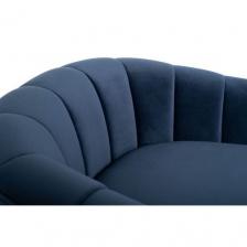 Кресло На Металлическом Каркасе Темно-Синее Zw-777 Blu Ss От Lalume – фото 2