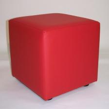 Банкетка 350х340х340 мм, цвет красный, в прихожую или магазин, BN-007(красн)