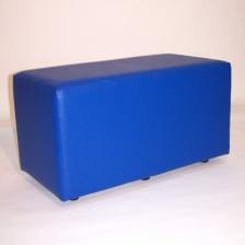 BN-001(син) Банкетка (пуфик), прямоугольная, 370х700х360мм, цвет синий