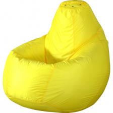 Кресло-мешок ПАЗИТИФЧИК Груша: БМО4, оксфорд, 145х100 см, желтый