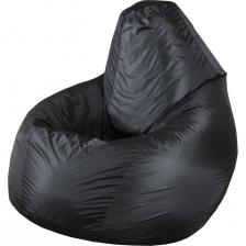 Кресло-мешок ПАЗИТИФЧИК Груша: БМО1, оксфорд, 90х80 см, черный