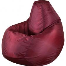 Кресло-мешок ПАЗИТИФЧИК Груша: БМО1, оксфорд, 90х80 см, бордовый