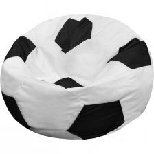 Кресло-мешок ПАЗИТИФЧИК Мяч: БМО7, оксфорд, 90х90 см, белый/черный