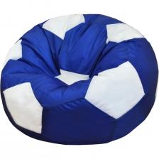 Кресло-мешок ПАЗИТИФЧИК Мяч: БМО6, оксфорд, 80х80 см, синий/белый