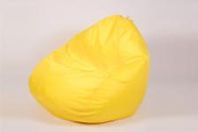 Кресло-мешок Юниор (ВО) Желтый, Мебельный хлопок/Оксфорд