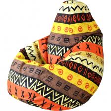 Кресло-мешок ПАЗИТИФЧИК Груша: Африкан, жаккард, 160х100 см