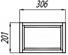 Модуль для шкафа Акватон Брук открытый дуб латте 1A202603BCDL0 – фото 4