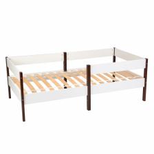 Кровать детская Polini kids Simple 3435, 1658x580x884 мм, цвет белый-дуб крафт