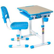 Комплект парта + стул трансформеры FunDesk PICCOLINO BLUE 211458