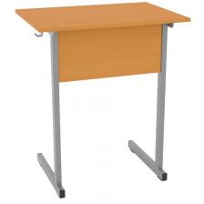 Стол ученический одноместный Школьник (бук/серый, рост 6, комплект из 2 штук)