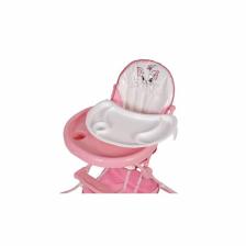 Стульчик для кормления Polini kids Disney baby 252 Кошка Мари, розовый – фото 2