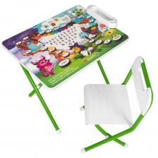 Комплект детской мебели Дэми №3/1 "Монстры", (зеленый) – фото 1