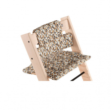Вставка для стула Классическая подушка Stokke Tripp Trapp «ДЕТСКАЯ» серо-коричневые пчелиные соты
