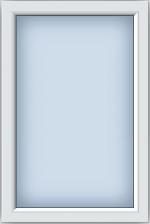 Пластиковое окно ПВХ REHAU BLITZ 900х600 мм, одностворчатое глухое, двухкамерный стеклопакет, белое – фото 3